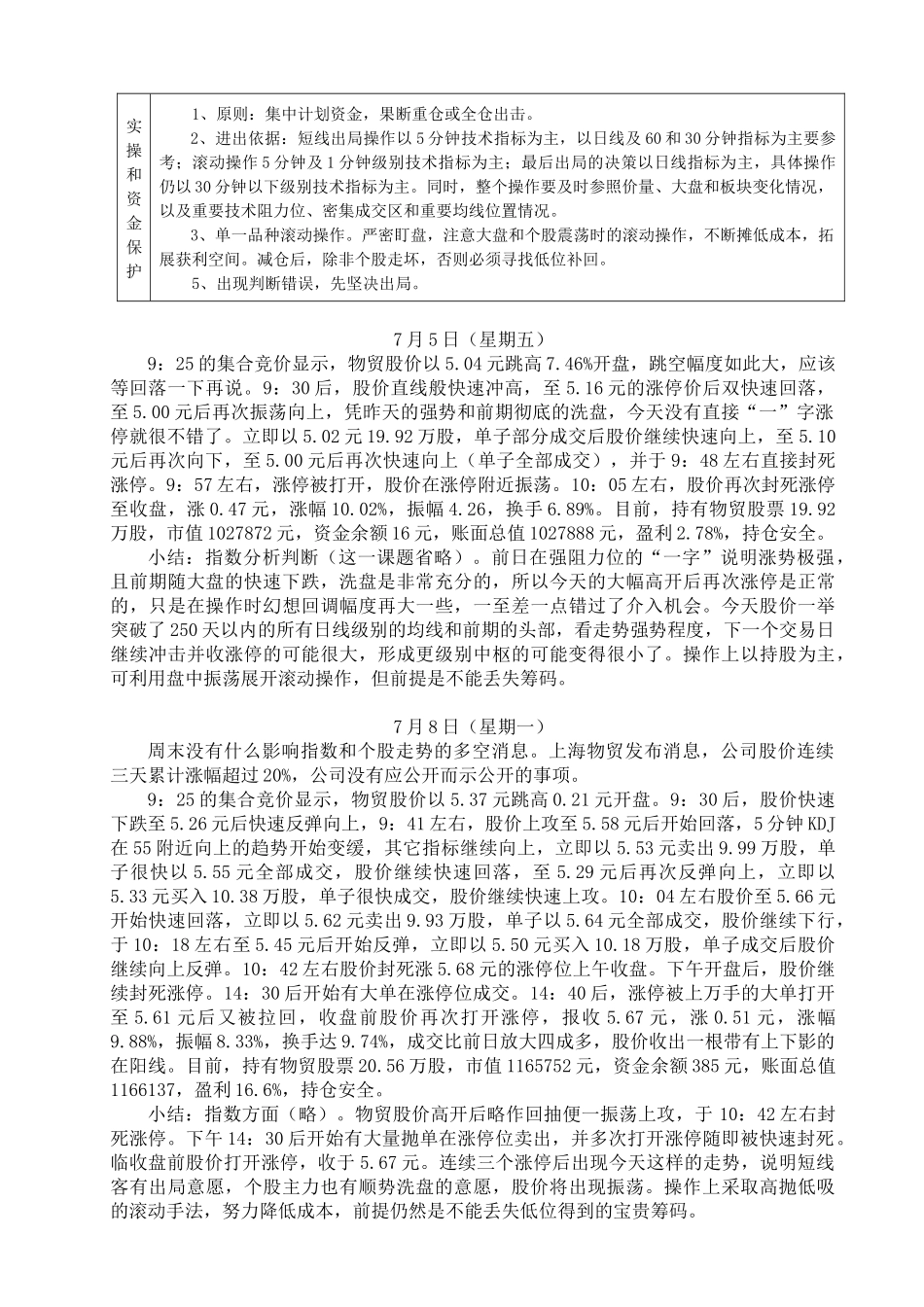 物贸投资计划书及操作日记_第2页