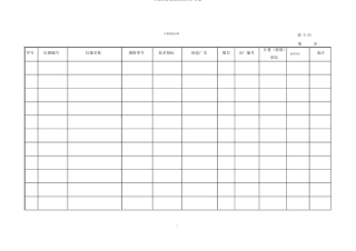 试验检测工作台账