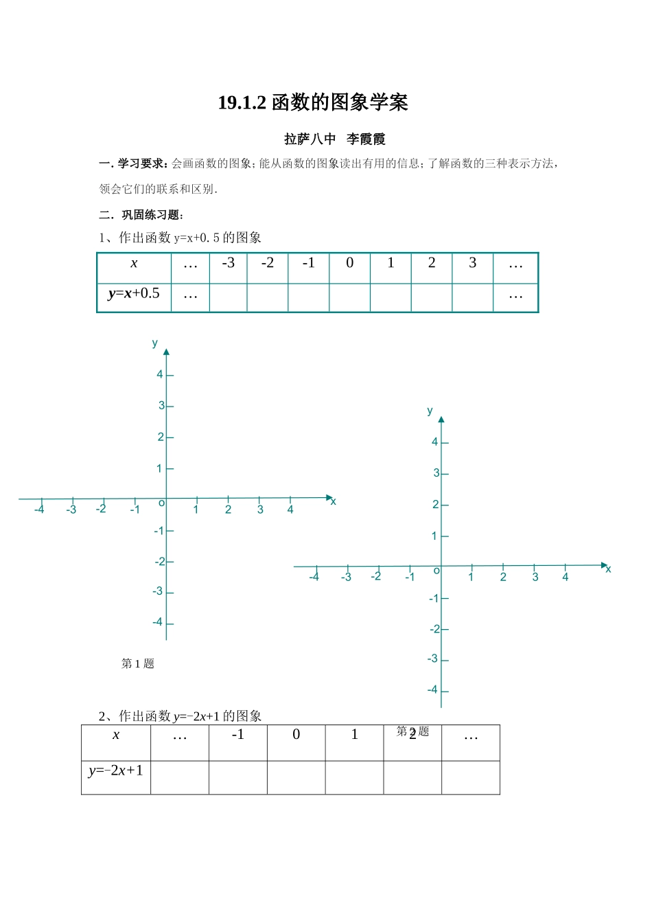 函数的图像学案124_第1页
