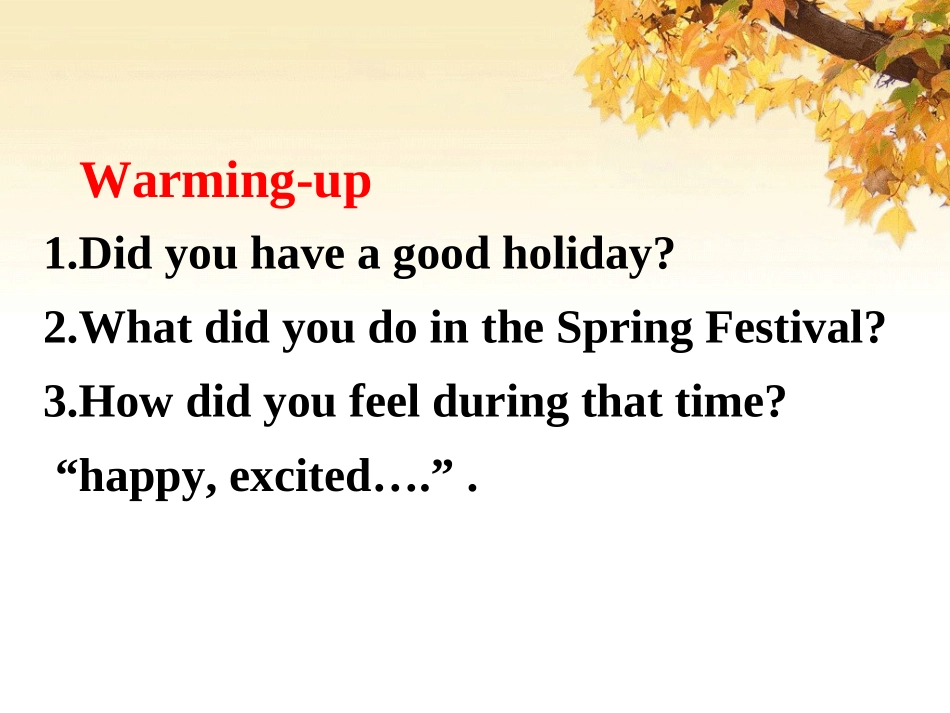 八年级仁爱英语下unit5_topic1_sectiona课件_第2页