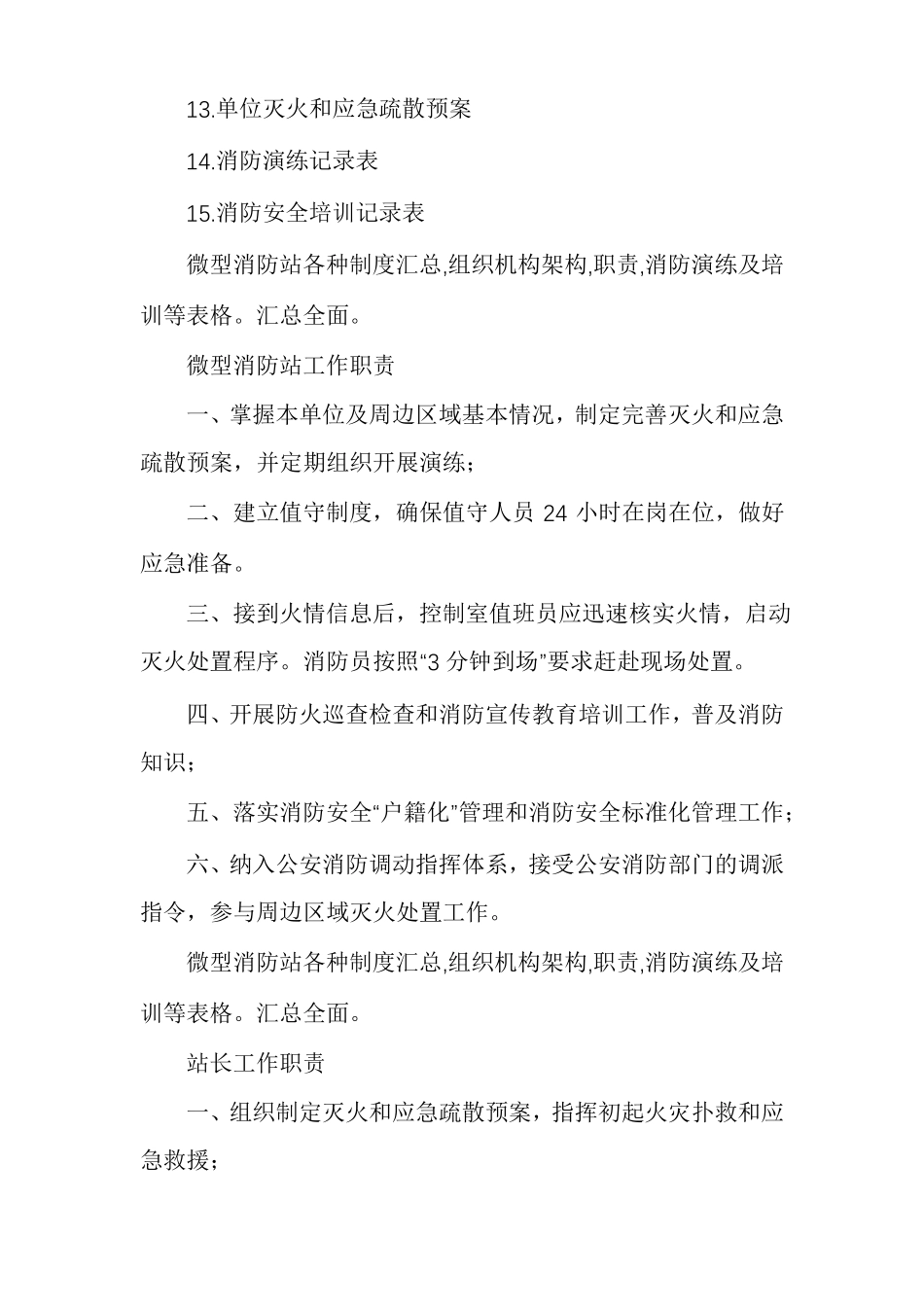 微型消防站档案_第2页