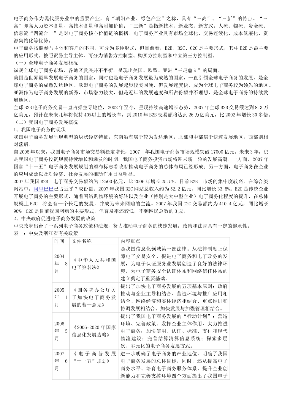 我国电子商务发展现状与趋势分析汇总_第1页