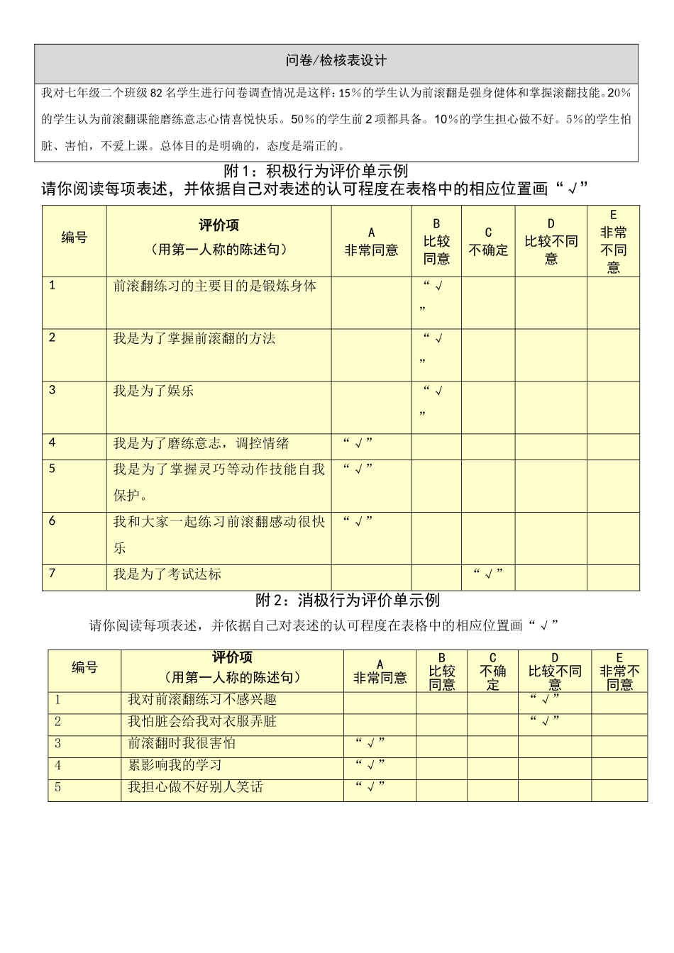 学习行为态度评价问卷参考模板_第2页