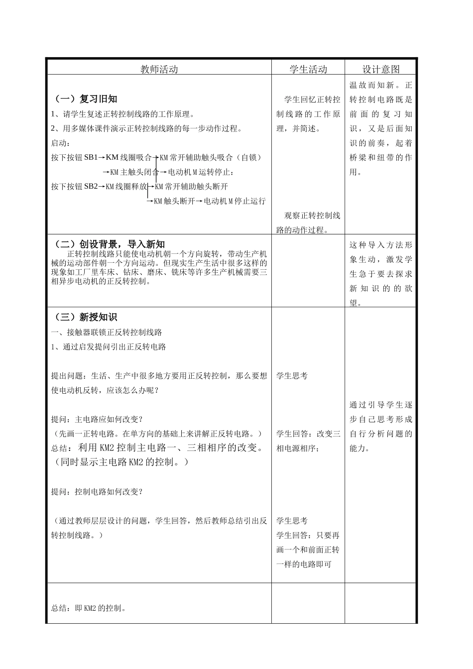 三相异步电动机正反转控制线路_第2页