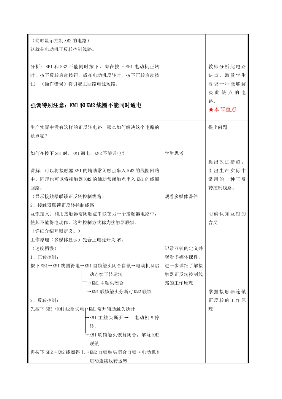 三相异步电动机正反转控制线路_第3页