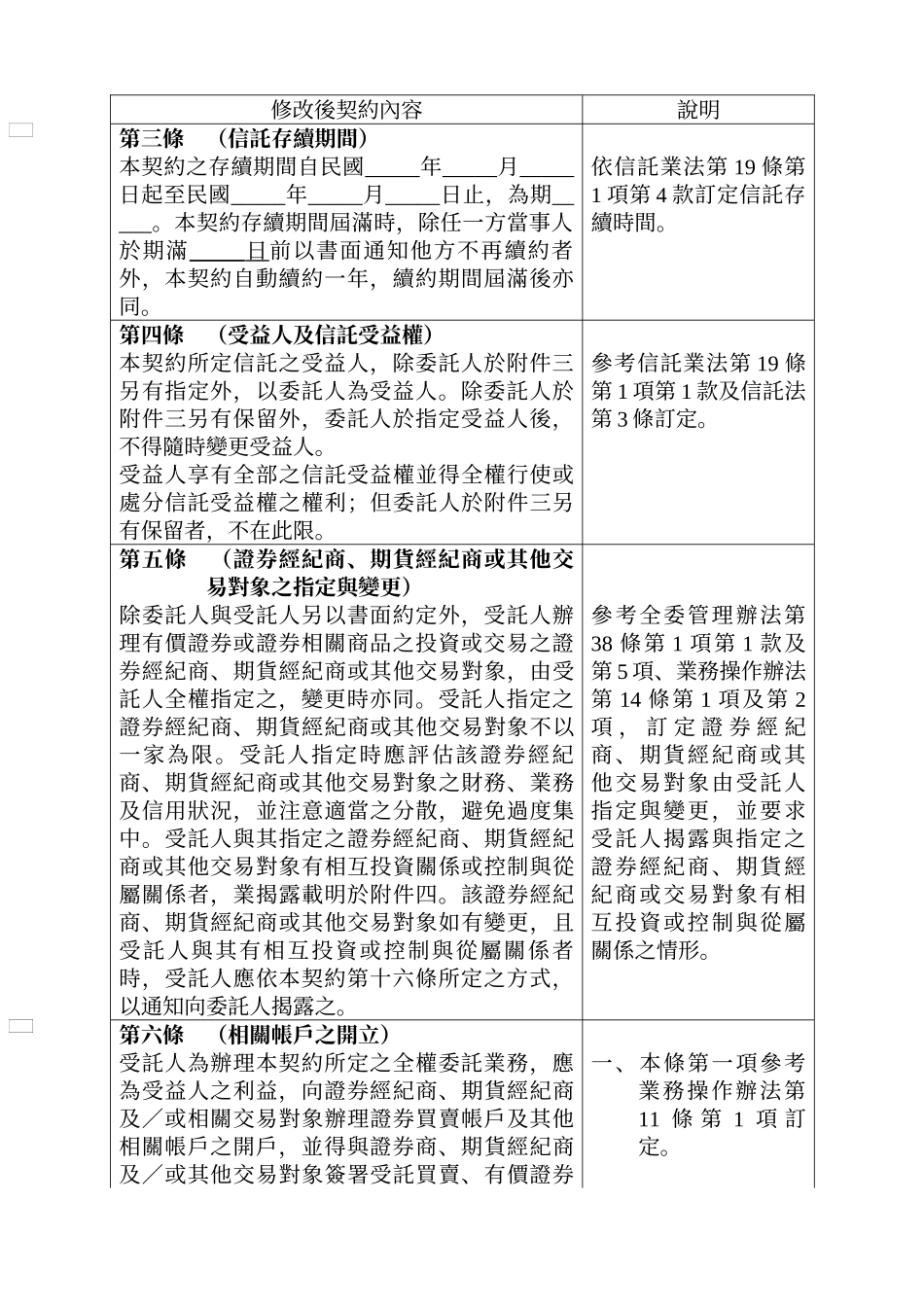 全权委托投资信托契约参考范本_第3页