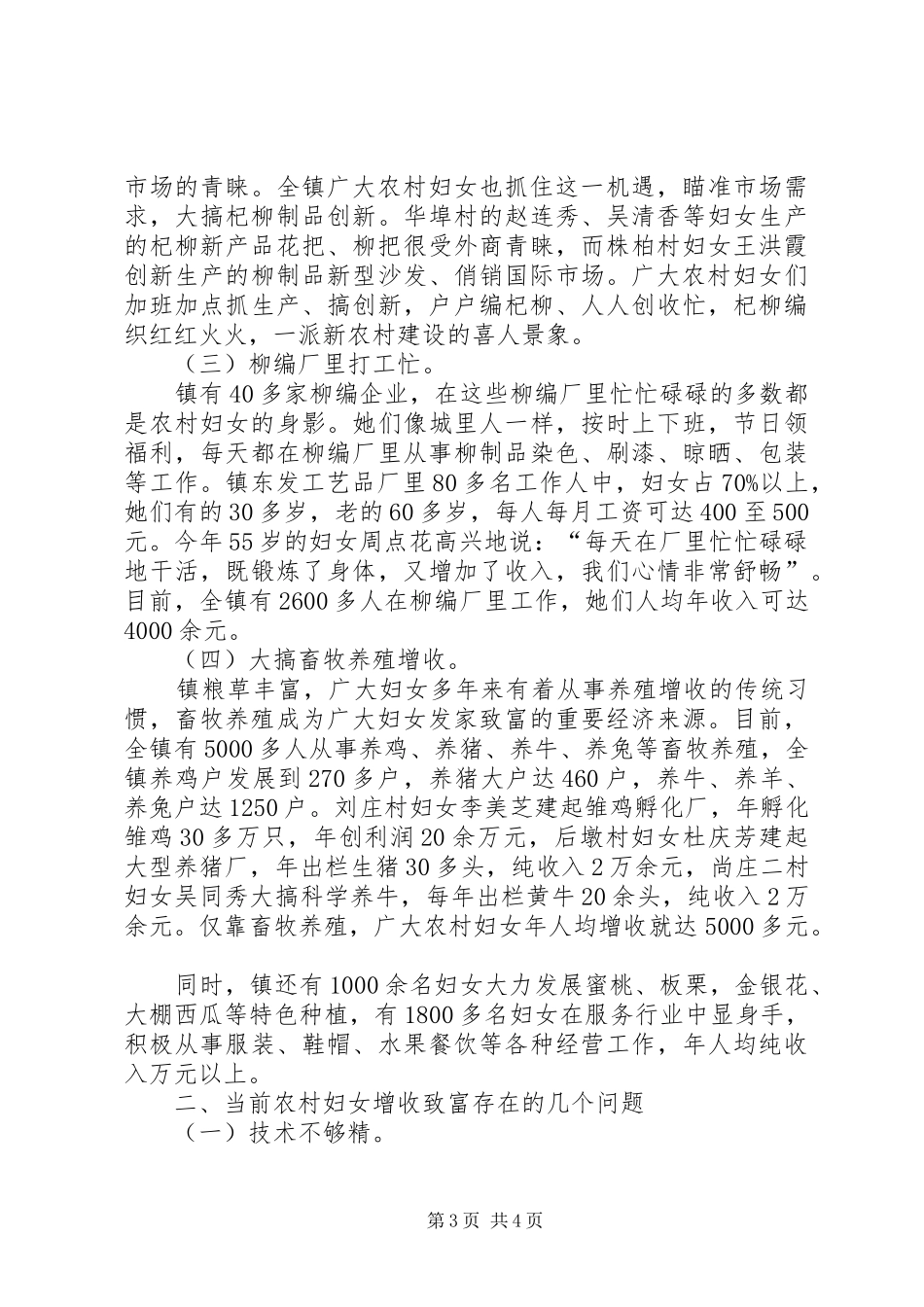 妇联增收致富调查工作汇报_第3页