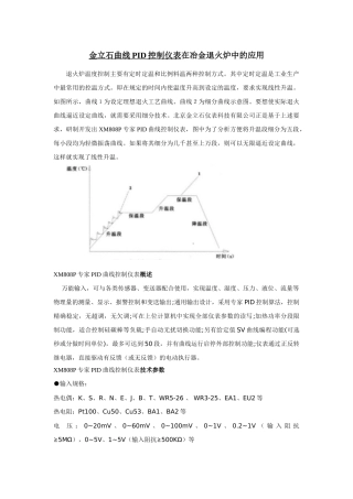 曲线PID控制仪表在冶金退火炉中的应用
