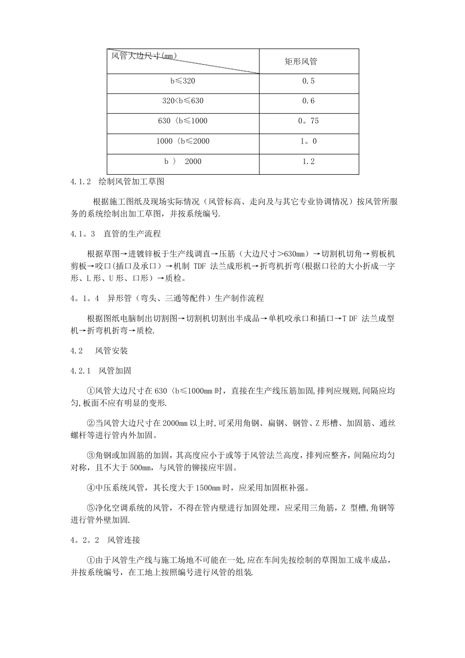 金属薄钢板风管共板法兰连接施工工艺_第2页