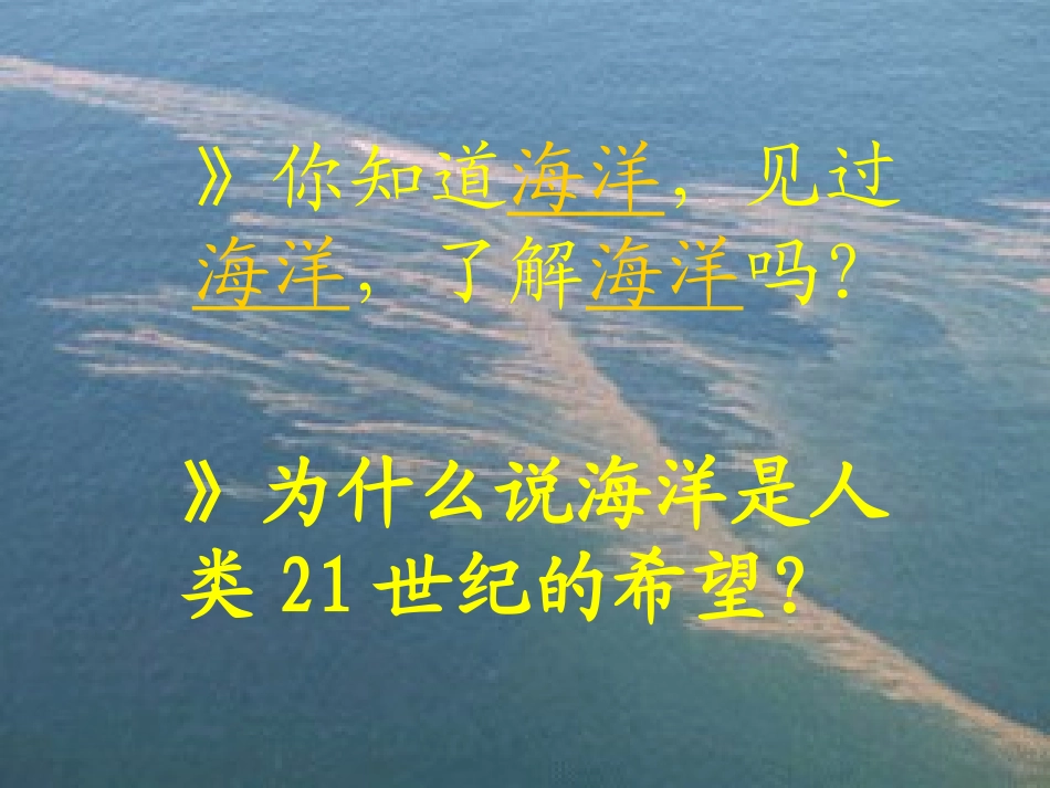 海洋--21世纪的希望教学课件_第2页
