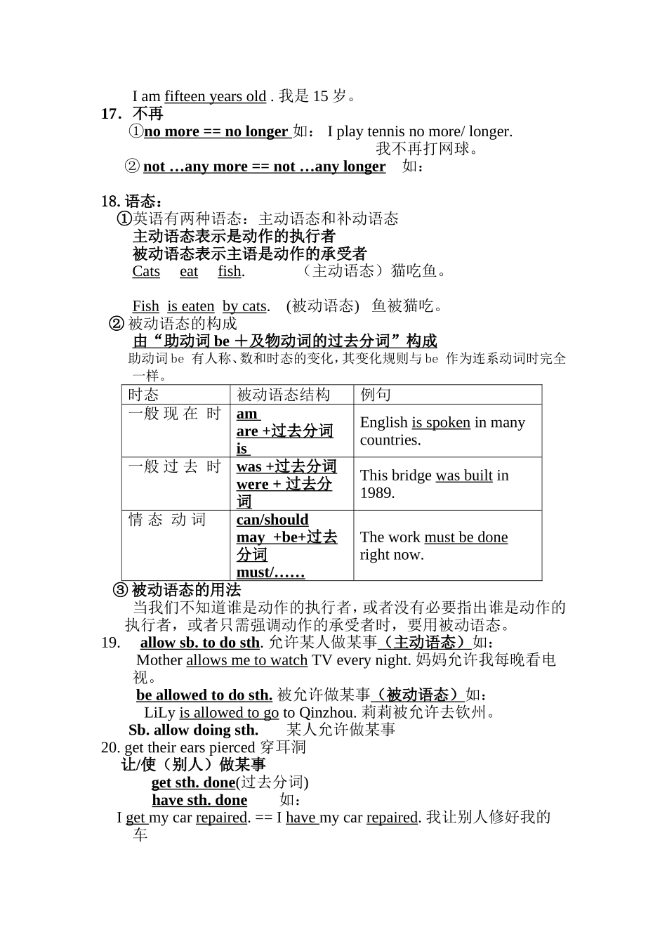 九年级英语重要词汇和句型用法_第3页