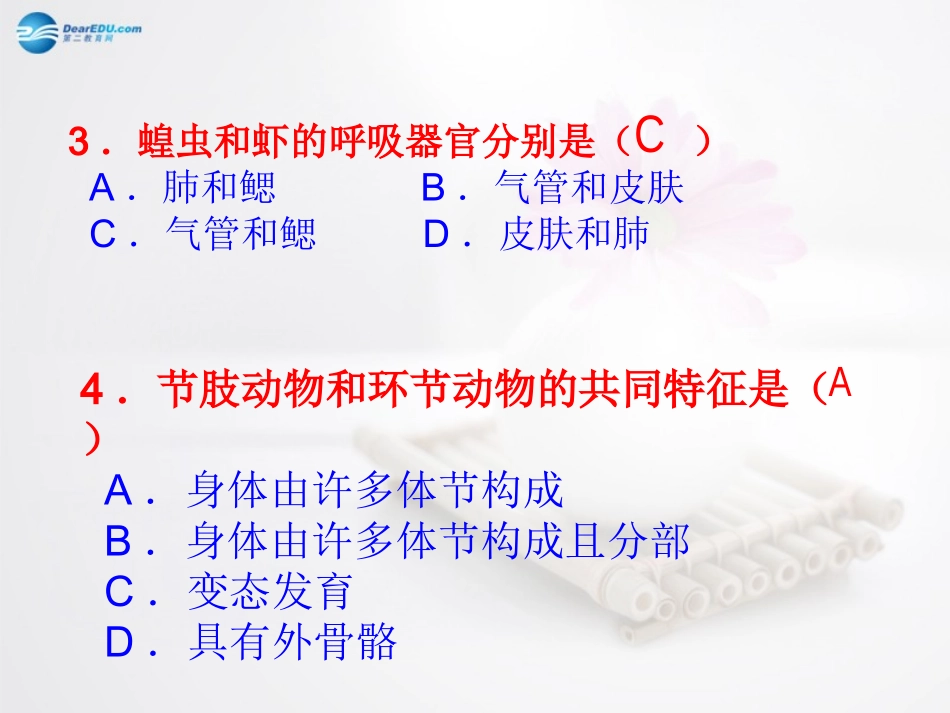 2014年秋八年级生物上册第一章第四节鱼课件（新版）新人教版_第2页