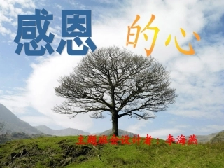 感恩父母老师主题班会