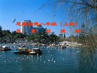 本册复习提纲课件1（政治陕教版八年级上册）