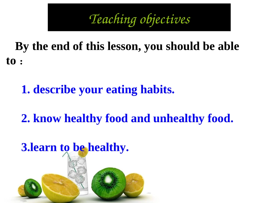 七年级英语上Unit6period4课件_第2页