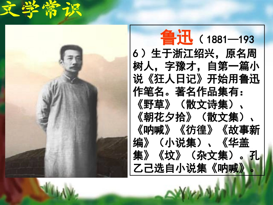 《孔乙己》PPT课件_第3页