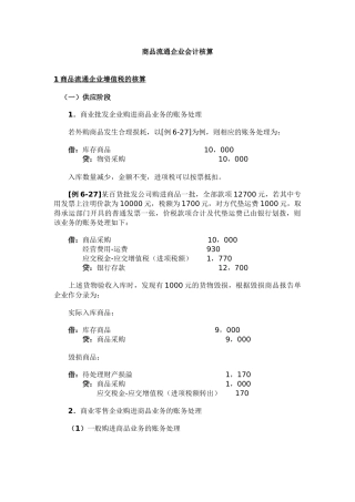 商品流通企业会计核算( 245页)