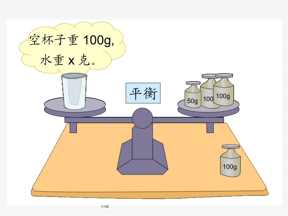 北师大版小学四年级下册数学《天平游戏》课件PPT_第3页