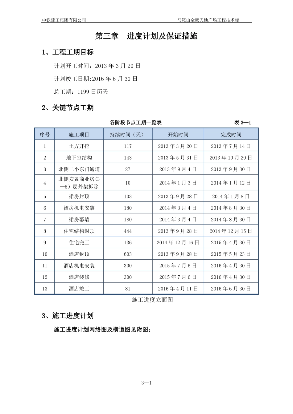 进度计划及保证措施_第1页