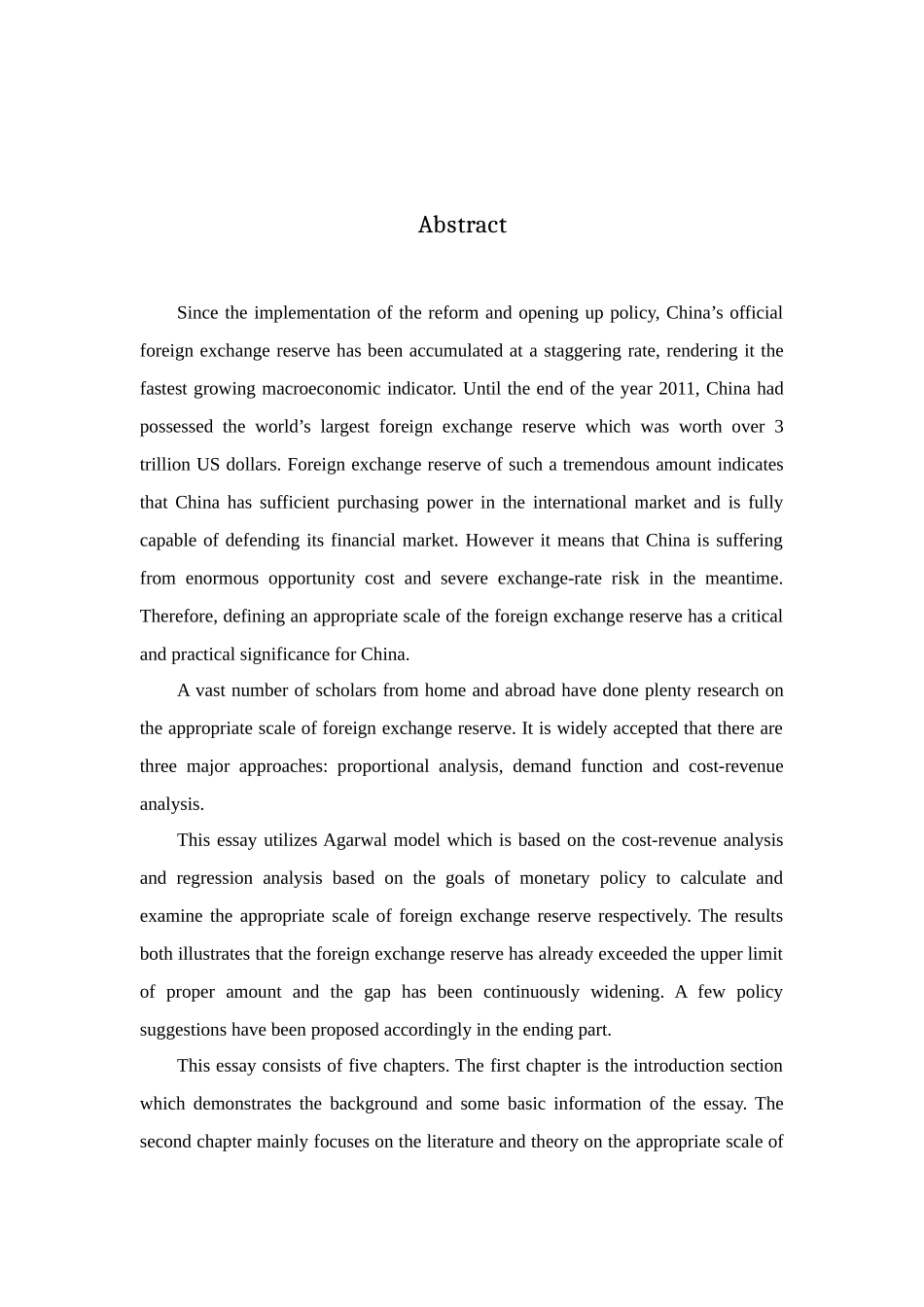 我国外汇储备规模适度性研究_第3页