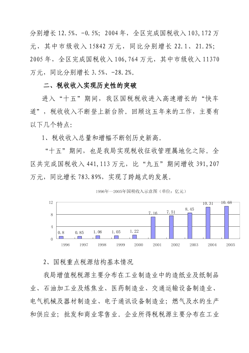 十五期间我区税负分析报告1111_第2页
