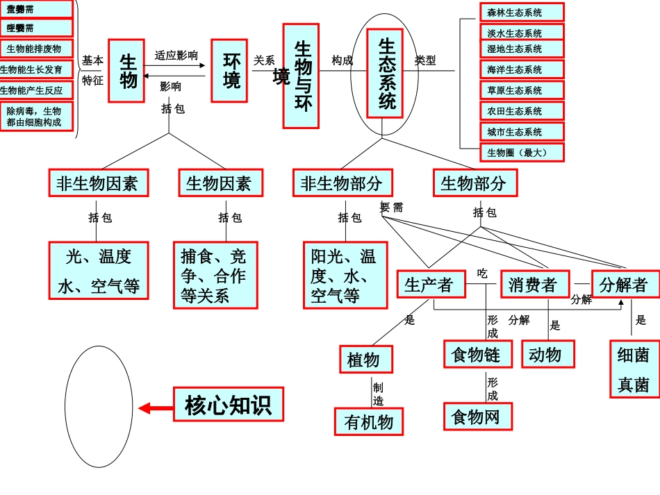 生物与环境知识结构图_第3页
