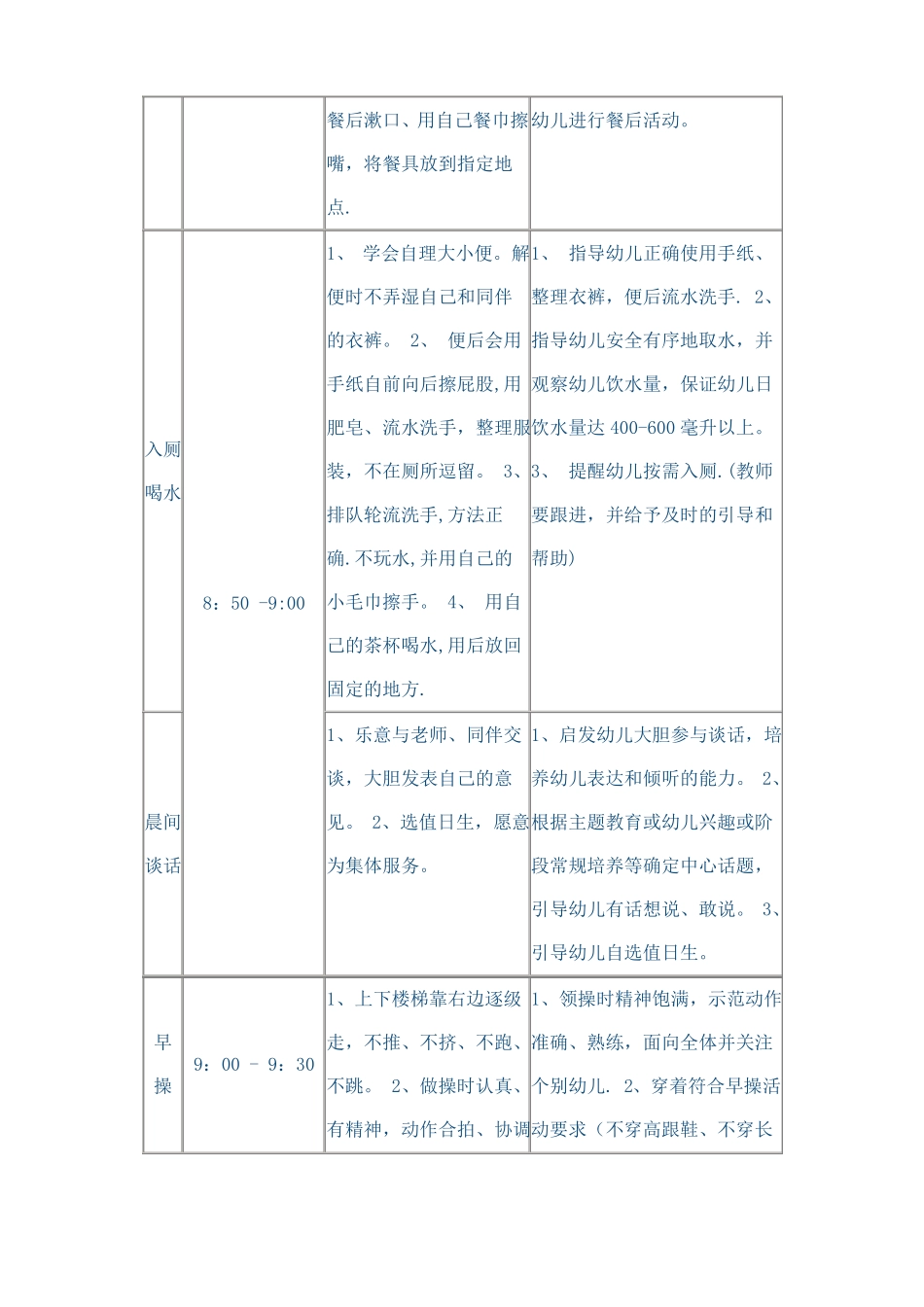 幼儿园一日生活流程_第2页
