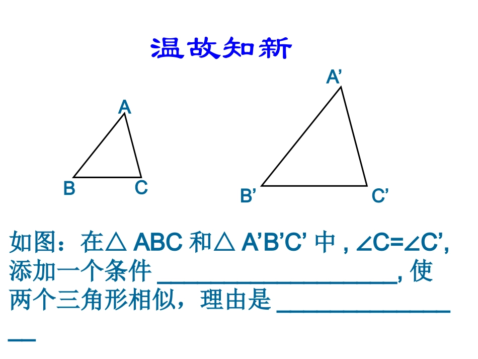 探索三角形相似的条件3_第2页