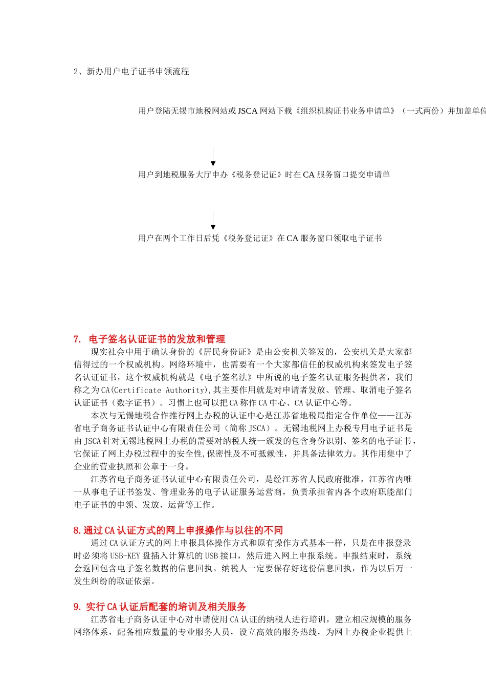 无锡市地方税务局网上办税CA宣传手册-一、什么是电_第3页