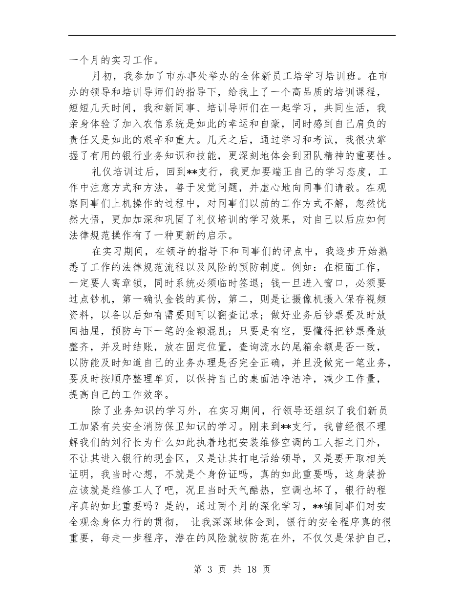 农商行试用期工作总结_第3页