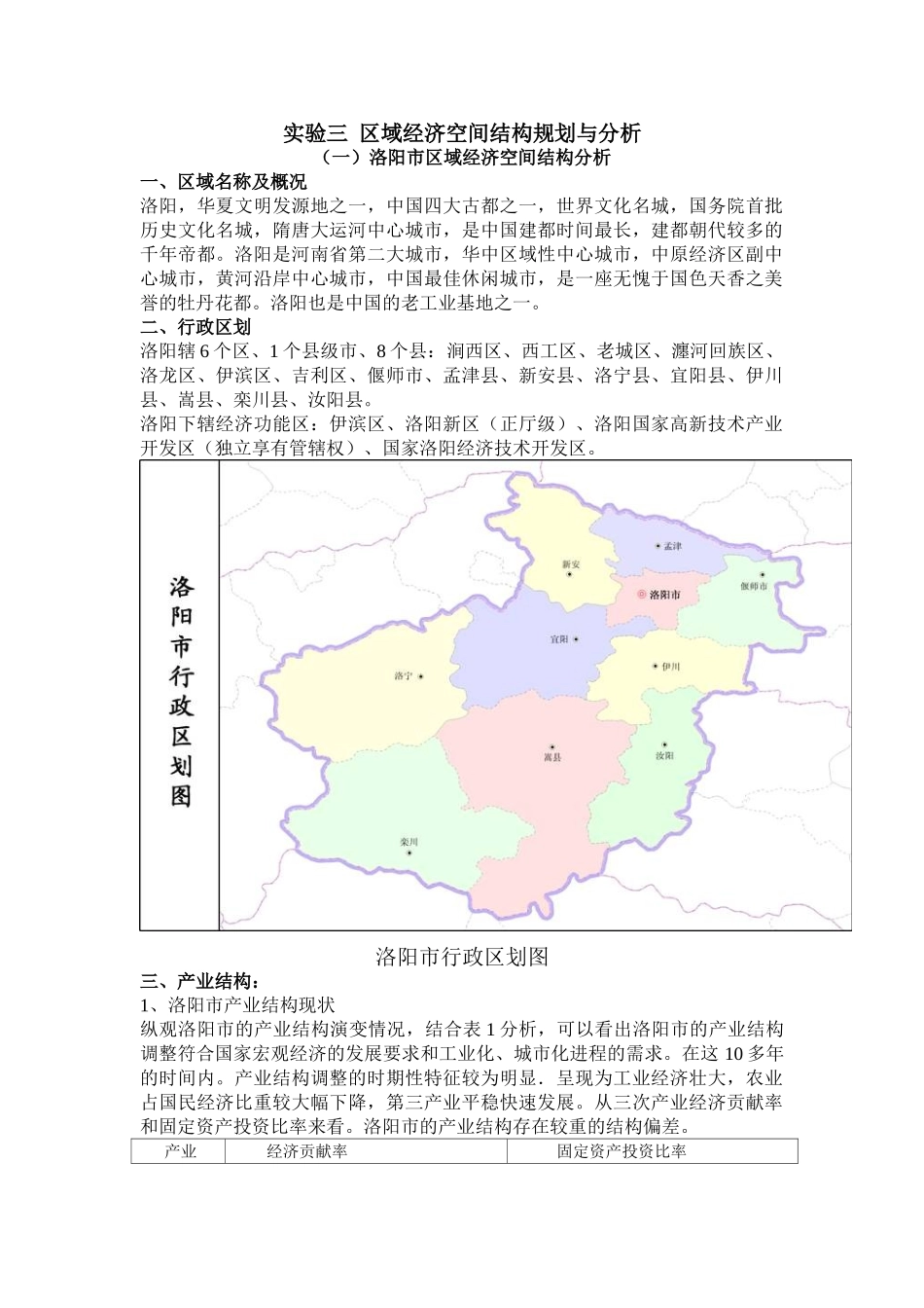 区域经济空间结构规划与分析_第1页