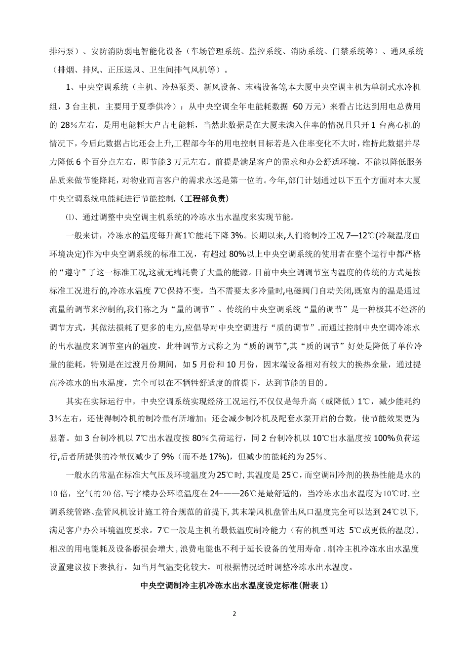 写字楼节能降耗控制方案_第2页