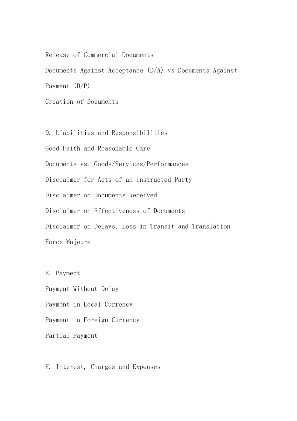 国际商会托收统一规则说明(中英文版)_第2页