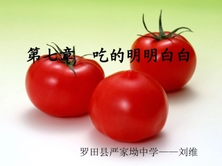 《吃的明明白白》教学课件