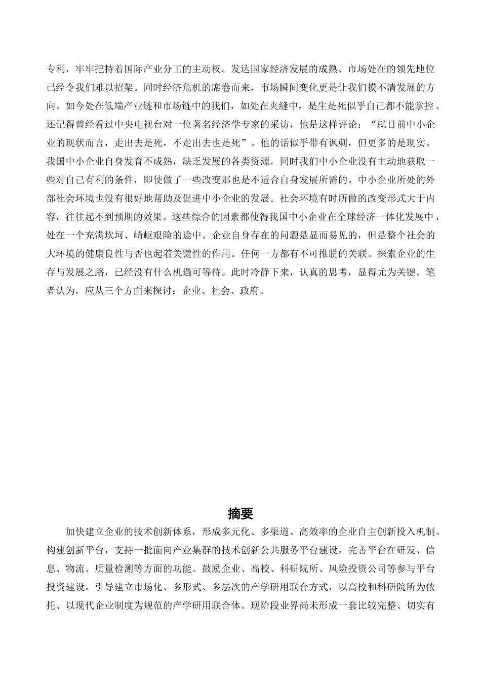 探索未来我国中小企业的生存发展之路1_第3页