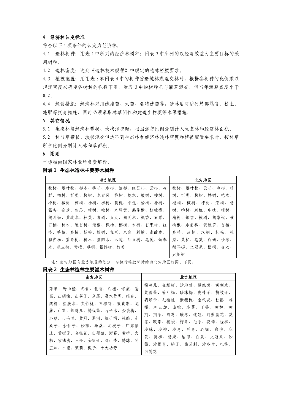 生态林与经济林认定标准详述_第2页