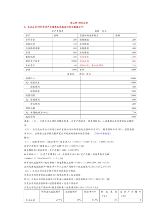 同等学力申硕财务管理计算题大全