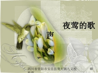《夜莺的歌声》课件