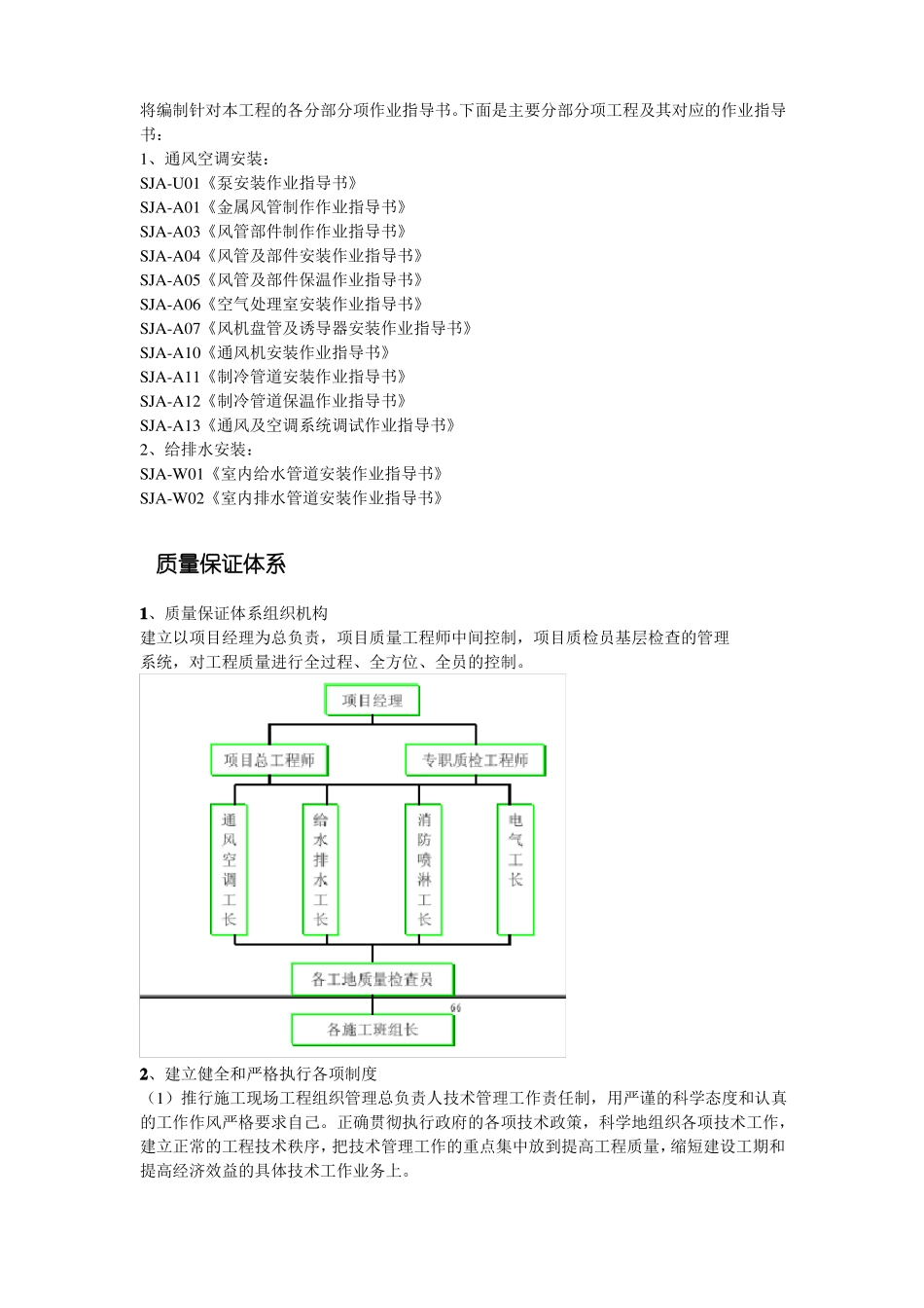 通风空调工程质量保证体系及措施_第3页