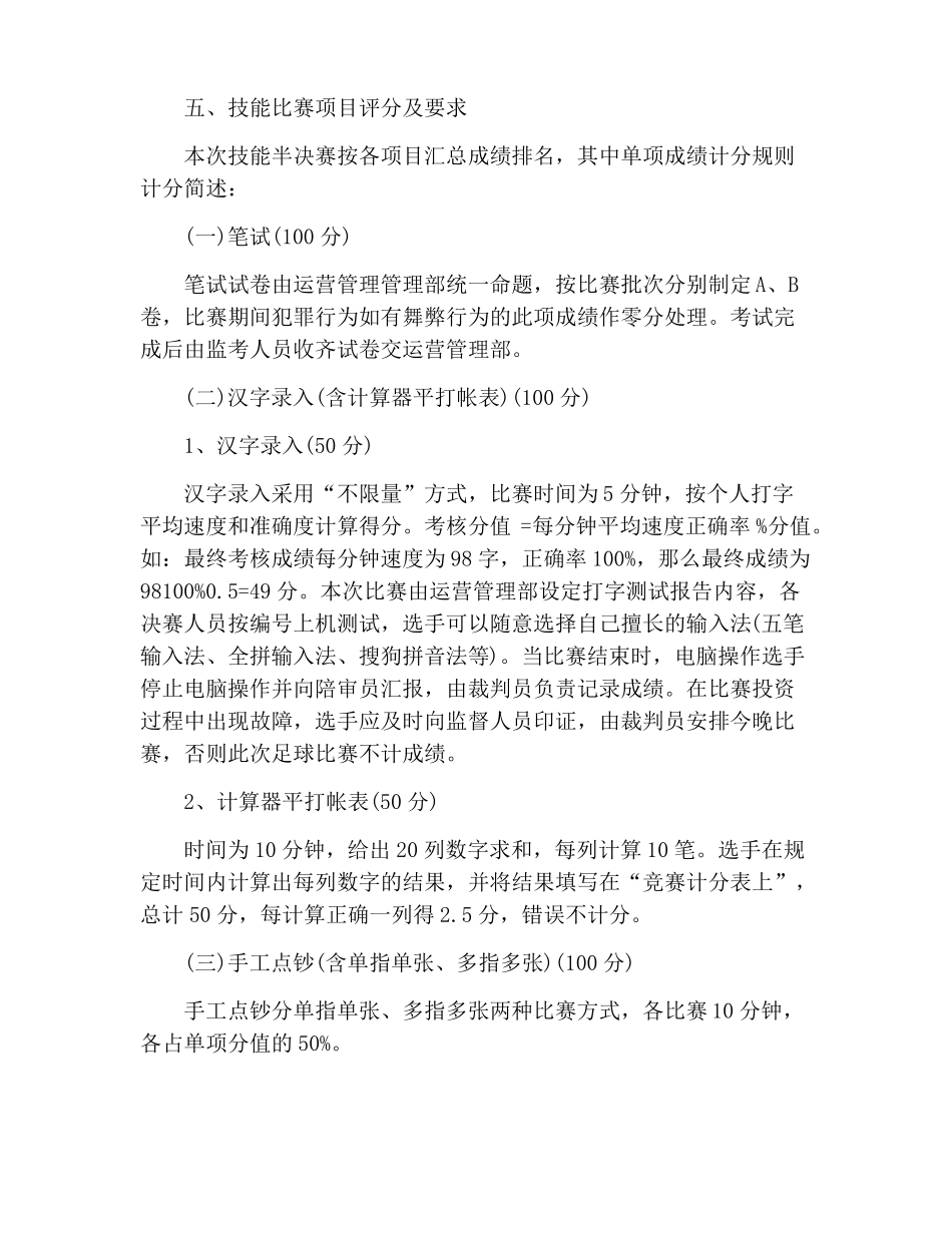 职工技能竞赛活动方案_第2页