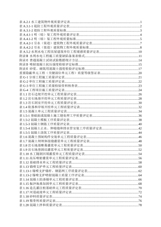 施工质量评定表(修改)