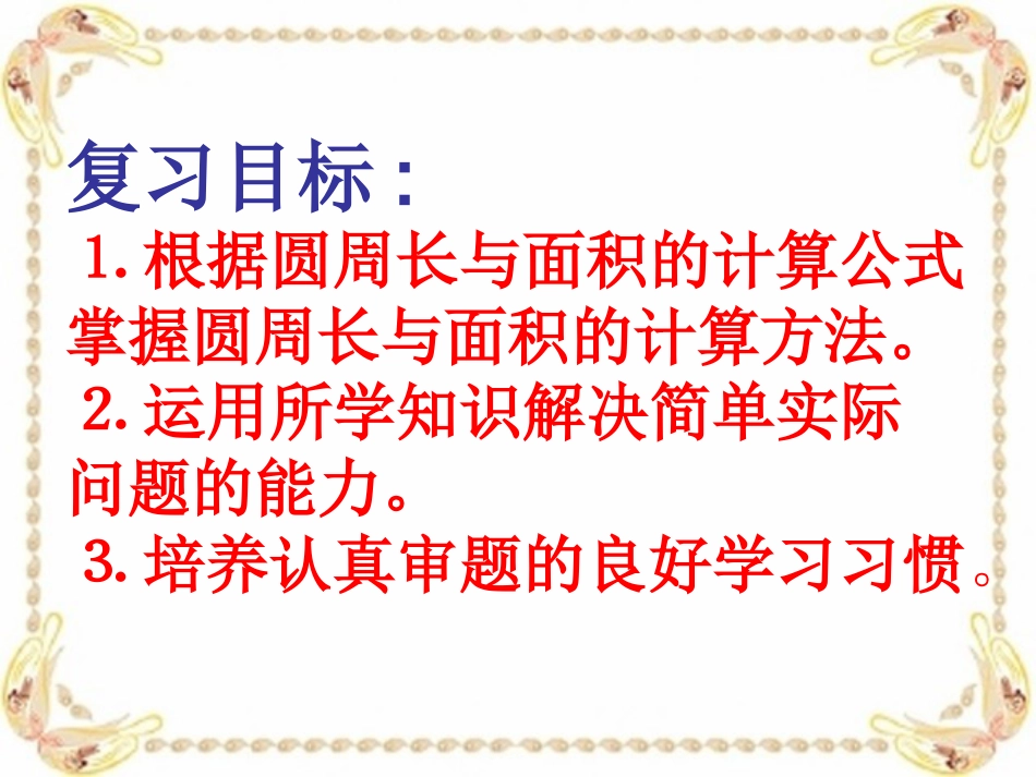 圆的周长和面积复习_第2页