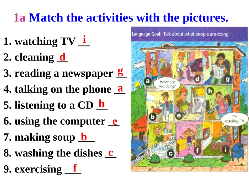 七年级英语Unit6_I’m_watching_TV__第2页
