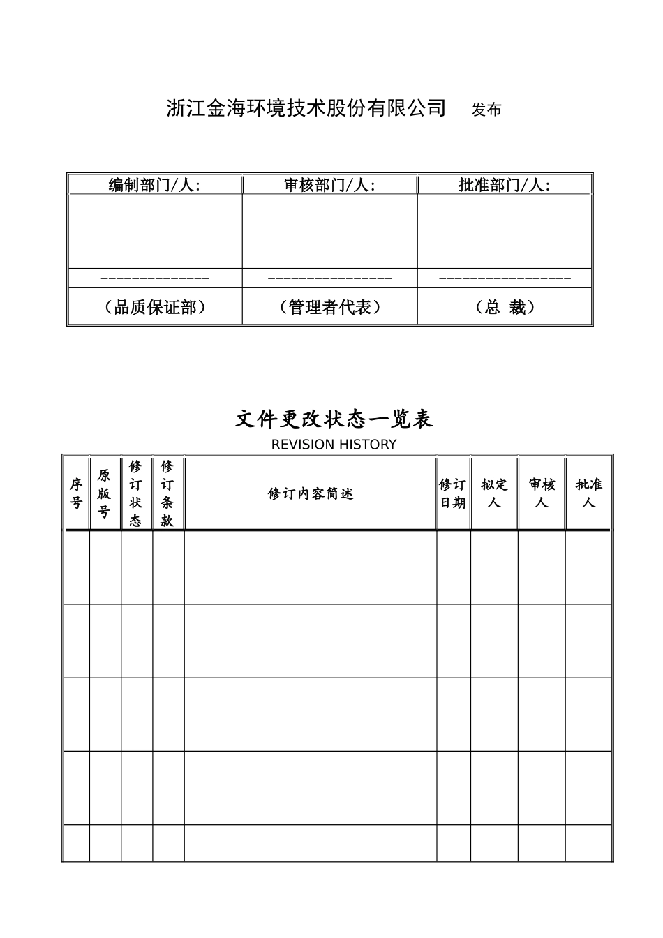 文件与资料控制程序(IATF16949程序文件)022_第2页