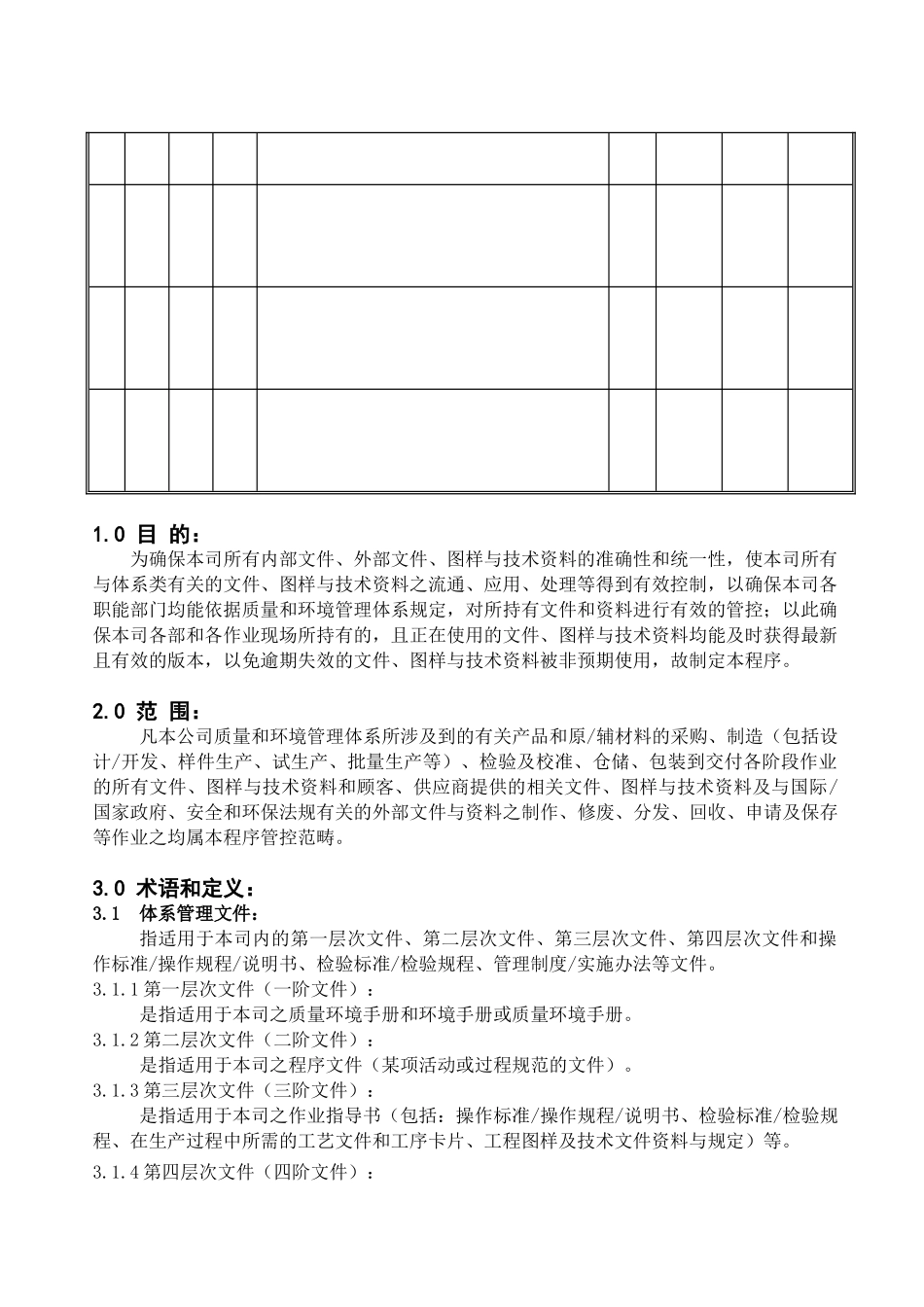 文件与资料控制程序(IATF16949程序文件)022_第3页