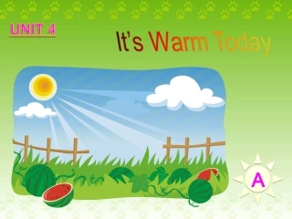 四年级英语下车四单元