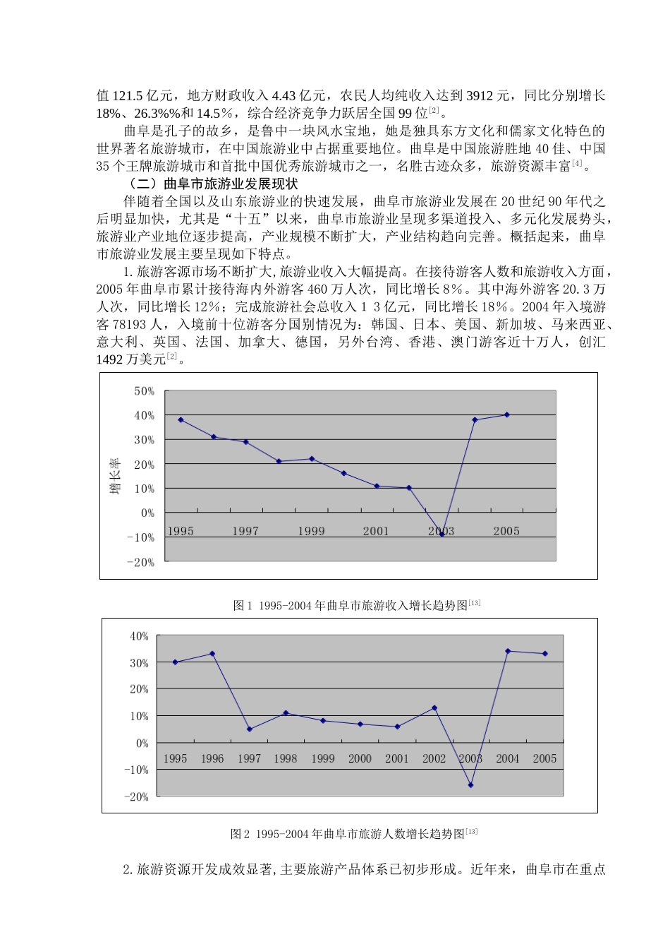 曲阜市旅游业发展现状分析及对策探讨_第2页