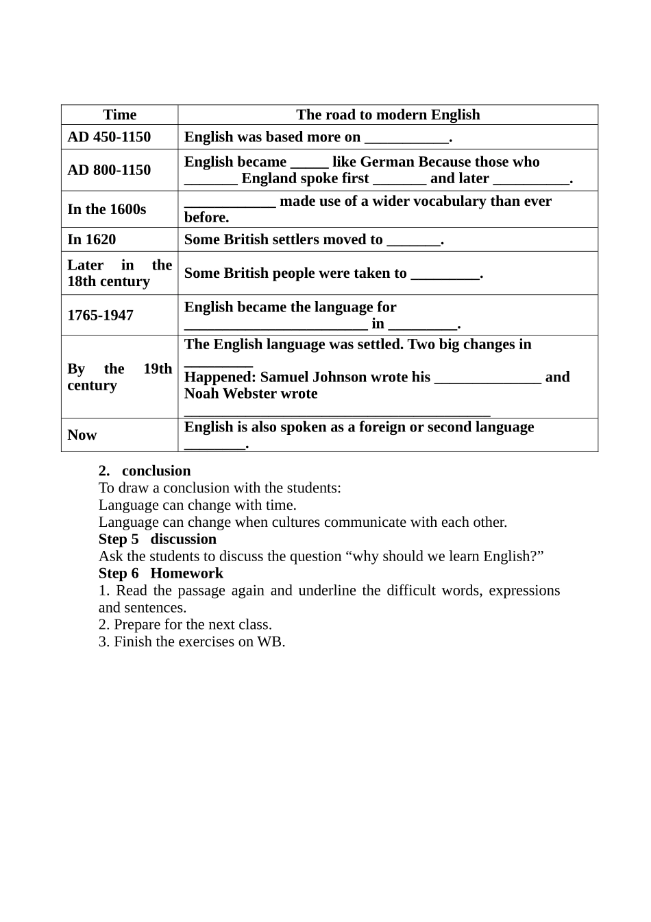 人教必修一UNIT2reading教案_第3页