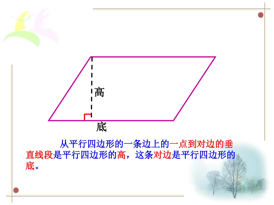 人教版四年级数学上册《认识平行四边形》PPT课件_第3页