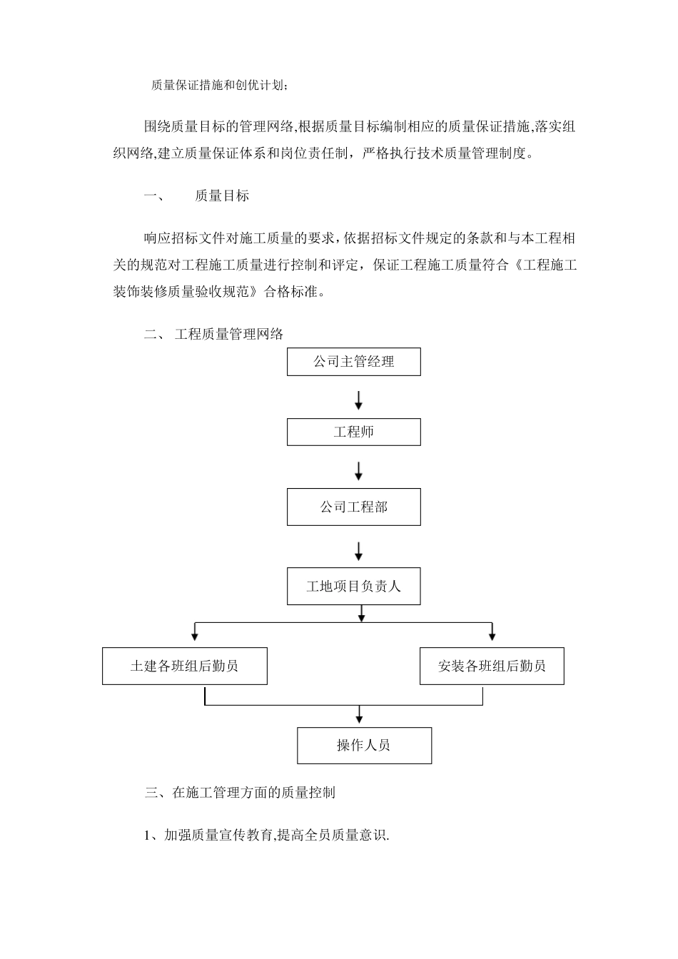 质量保证措施和创优计划61944_第1页